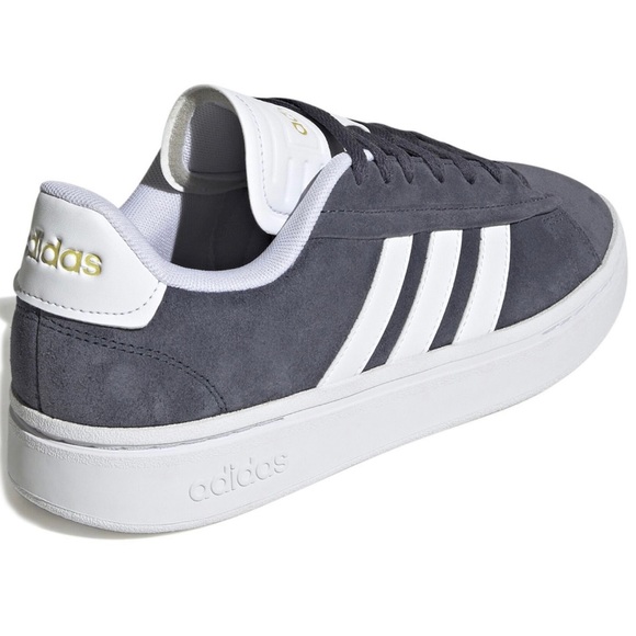 Adidas Grand Court Alpha Cloudfoam Retro Women's Low Top Shoes Sneaker Dark Navy - Picture 4 of 6